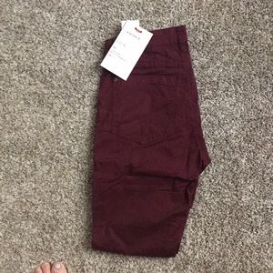 NWT cotton on burgundy jeggings
